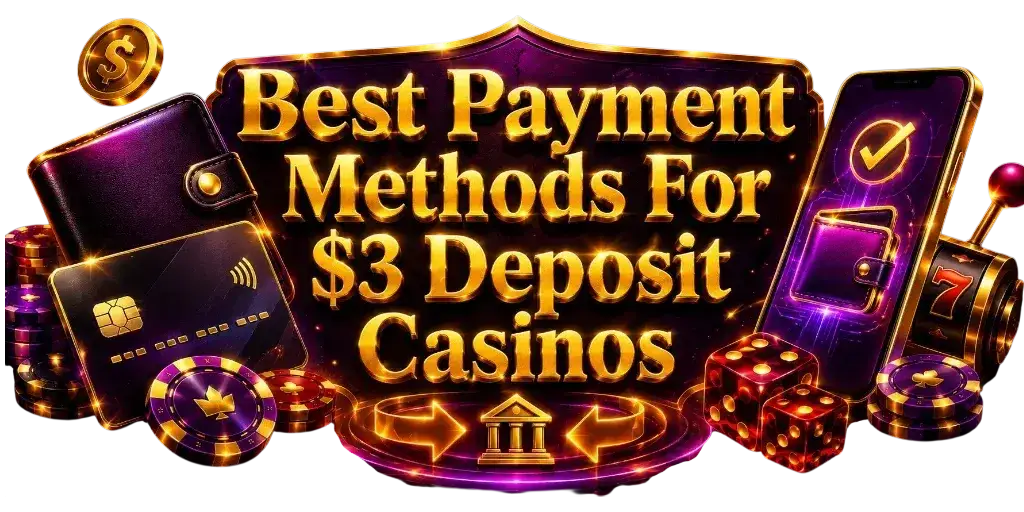 Best Payment Methods For $3 Deposit Casinos