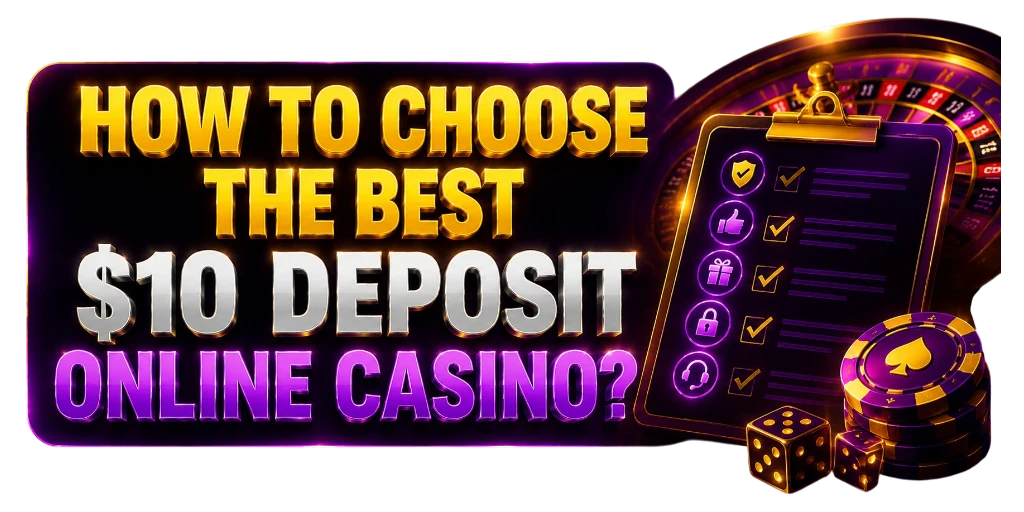 How To Choose The Best $10 Deposit Online Casino?