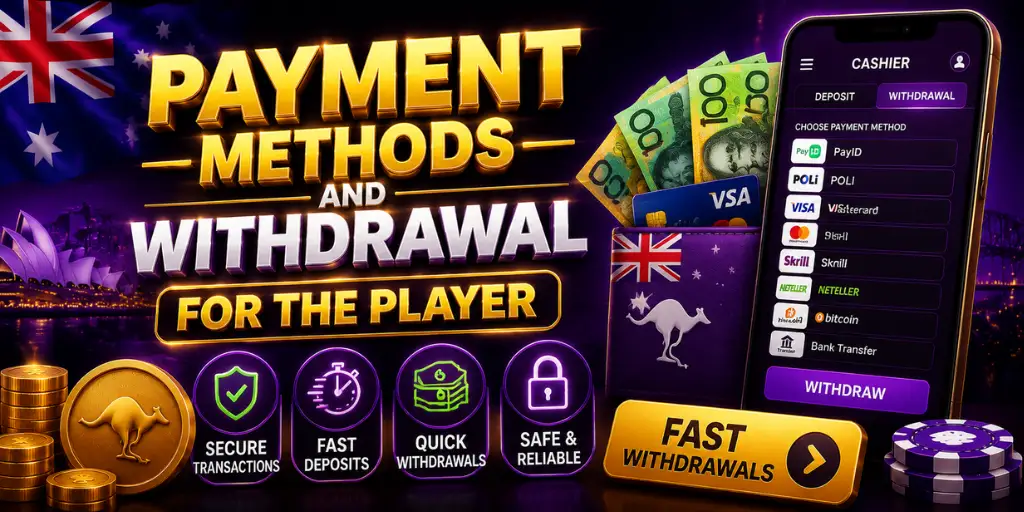 Payment Methods And Withdrawal For The Player