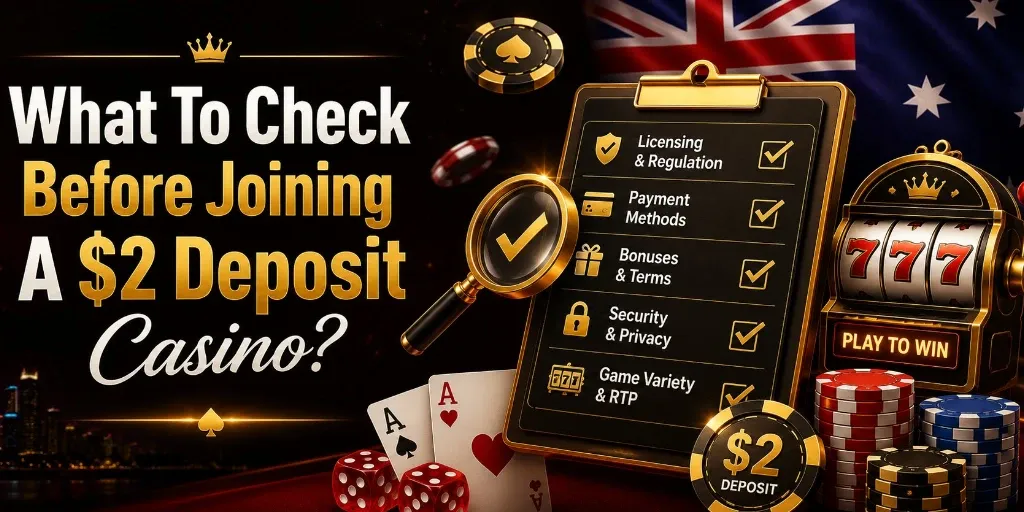 What To Check Before Joining A $2 Deposit Casino