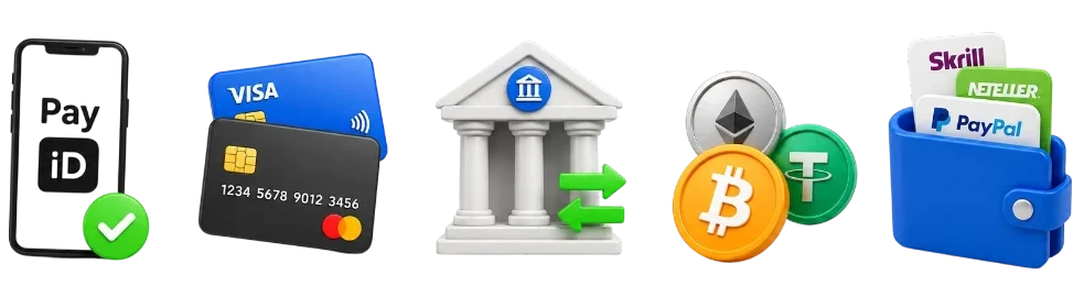 Payment Methods Available At $2 Deposit Casinos